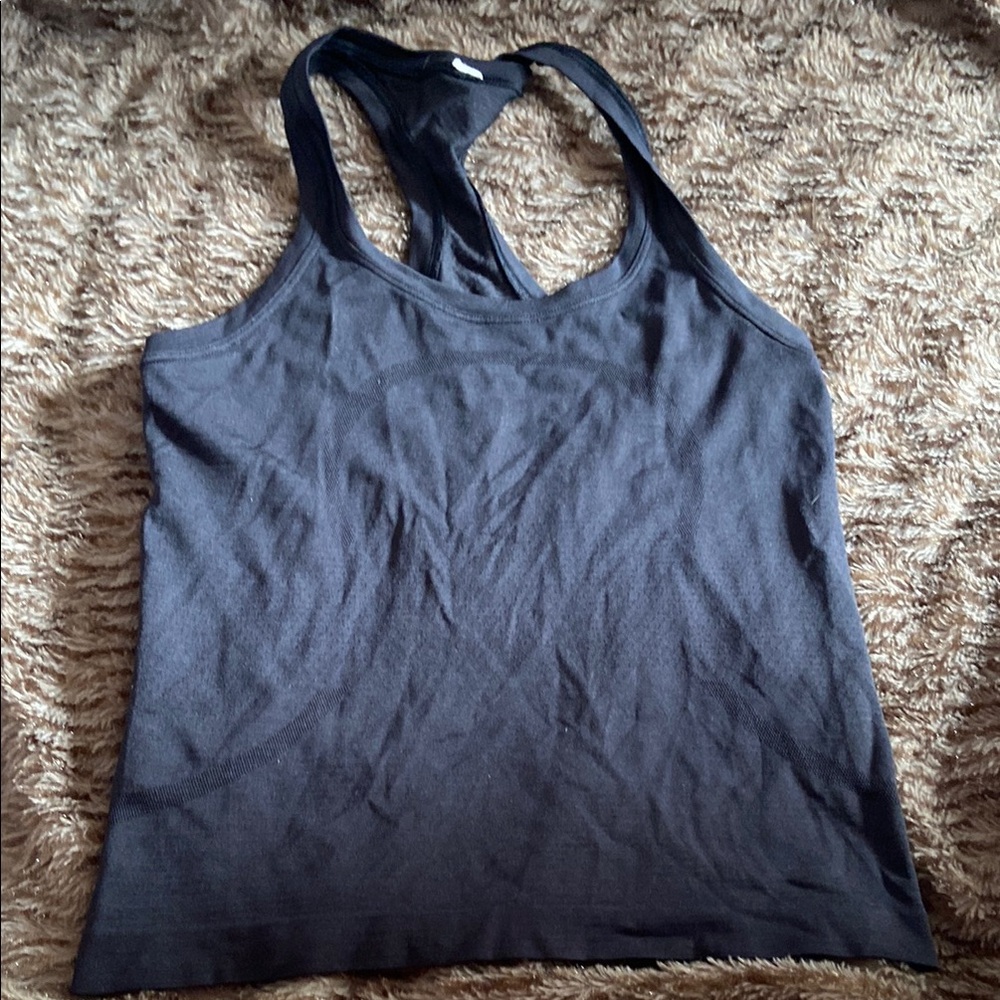 lululemon athletica Dark Gray Tank Top